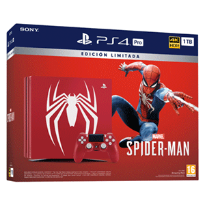 Playstation 4 Pro 1TB Ed. Spiderman + Marvel´s Spider-Man