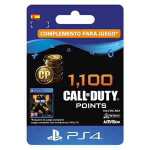 1.100 Call of Duty Black Ops 4 Points PS4