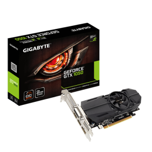 GIGABYTE GeForce GTX 1050 OC Perfil Bajo 2GB GDDR5 - Tarjeta Gráfica Gaming