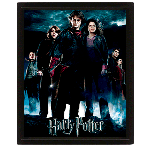 Cuadro 3D Harry Potter: Caliz de Fuego para Merchandising en GAME.es