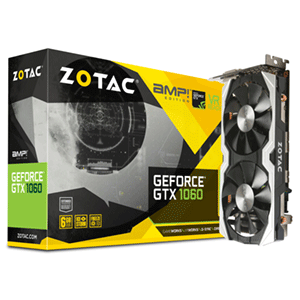 Zotac GeForce GTX 1060 AMP! Edition 6GB GDDR5 - Tarjeta Gráfica Gaming