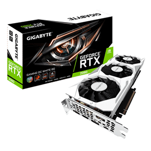 GIGABYTE GeForce RTX 2080 GAMING OC WHITE 8GB GDDR6 - Tarjeta Gráfica Gaming