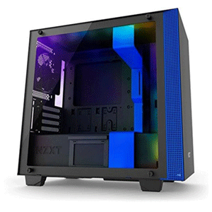 NZXT H400i Azul - Cristal Templado - Micro ATX - Caja Ordenador
