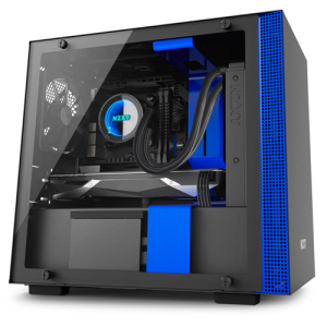 NZXT H200i Azul - Cristal Templado - Mini ITX