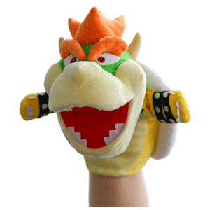 Peluche Marioneta Nintendo: Bowser