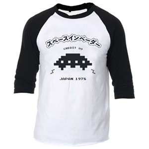 Space Invaders UFO Raglan XL