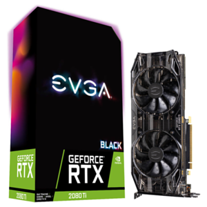 EVGA GeForce RTX 2080 Ti Black Edition 11GB GDDR6 - Tarjeta Gráfica Gaming