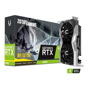 ZOTAC GAMING GeForce RTX 2060 Twin Fan 6GB GDDR6 - Tarjeta Gráfica Gaming