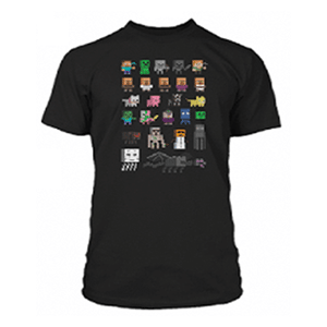Camiseta Minecraft Sprites Talla M