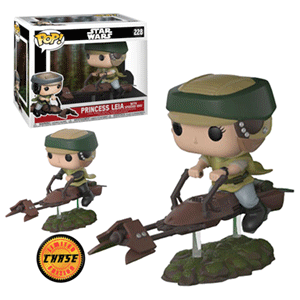 Figura POP Star Wars: Leia con Speeder Bike