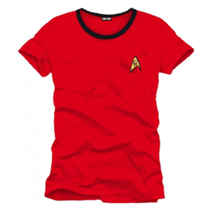Camiseta Star Trek Roja Talla M Camiseta Star Trek Roja Talla M