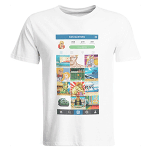 Camiseta Street Figher V Kenstagram Talla M