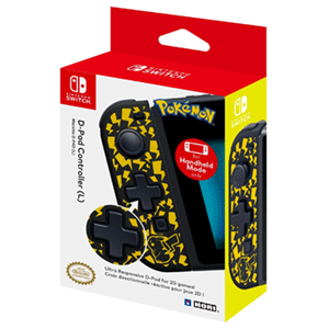 Controlador Izquierdo con cruceta Hori Pikachu - Licencia oficial-