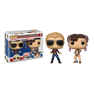 Pack Figuras POP Marvel vs Capcom: Captain Marvel vs Chun-Li