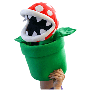Peluche Marioneta Nintendo: Piranha Gigante