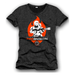 Camiseta Star Wars Negra Fire Division Talla XL