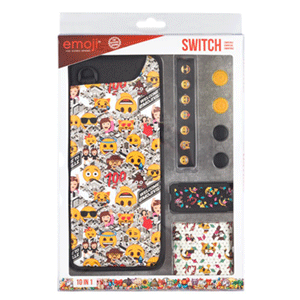 Kit 10 Accesorios Nintendo Switch Emoji 2018