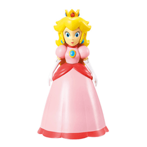 Figura Princesa Peach con Corona 10cms