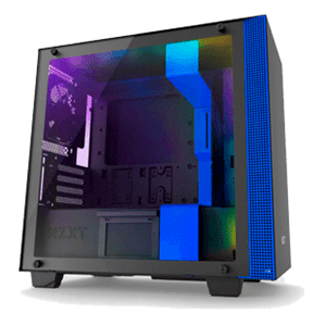 NZXT H400i Azul - Cristal Templado - Micro ATX - Caja Ordenador