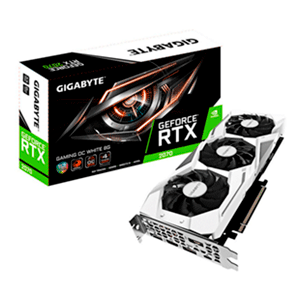 GIGABYTE GeForce RTX 2070 GAMING OC WHITE 8GB GDDR6 - Tarjeta Gráfica Gaming