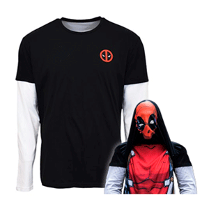 Camiseta Reversible Marvel Deadpool Talla XL