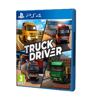 Manopla jogar simulador de caminhao no playstation 4 truck driver