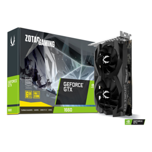 ZOTAC GAMING GeForce GTX 1660 Twin Fan 6GB GDDR5 - Tarjeta Gráfica Gaming