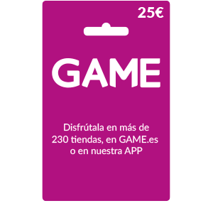 Recarga tarjeta monedero GAME 25 Euros para Tarjeta Regalo en GAME.es