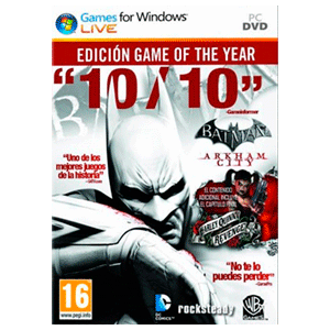 cortador Gárgaras ingeniero Batman : Arkham City - Game of the Year Edition. PC Digital: GAME.es