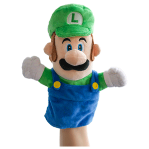 Peluche Marioneta Nintendo: Luigi