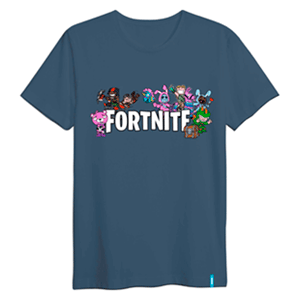 Camiseta Skins Azul Fortnite M Camiseta Skins Azul Fortnite M