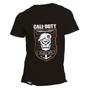 Camiseta Black Ops Logo Rubber CoD:BO4 Talla M Camiseta Black Ops Logo Rubber CoD:BO4 Talla M