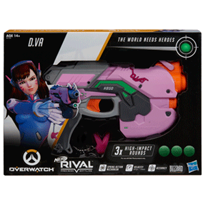 Pistola Nerf Rivals Overwatch: D.Va (REACONDICIONADO) <NO USAR>
