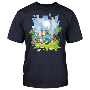 Camiseta Minecraft Adventure Talla L