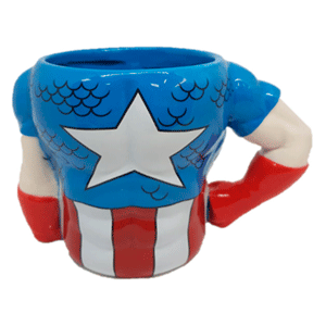 Taza Capitan America 3D