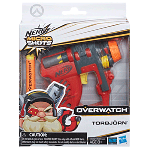 Pistola Nerf Microshots Overwatch: Torbjorn