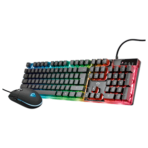 Pack Gaming 2in1 Trust GXT838 Azor Teclado + Ratón LED Multicolor. PC  GAMING