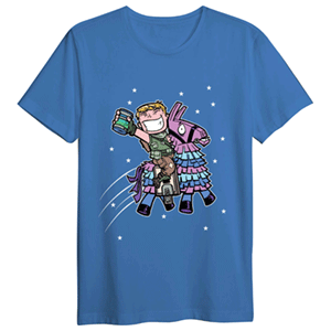 Camiseta Llama con Sorbete Fortnite S