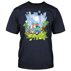 Camiseta Minecraft Adventure Talla XL