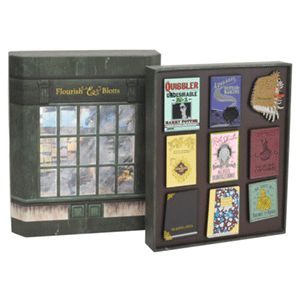 Set de Pins Harry Potter: Flourish & Blotts