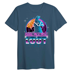 Camiseta Llama Loot Fortnite L Camiseta Llama Loot Fortnite L