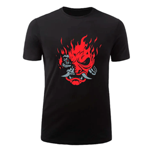 Camiseta Cyberpunk 2077 Samurai Talla S para Merchandising en GAME.es