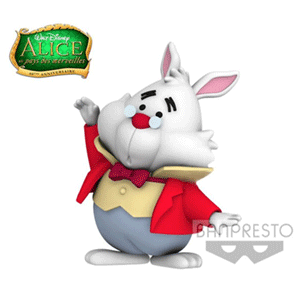 Figura Fluffy Puffy Alicia en el País de las Maravillas: Conejo Blanco