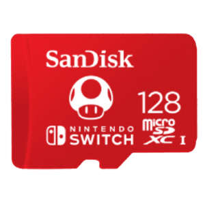 Memoria Sandisk 128GB microSDXC Toad -Licencia oficial- en GAME.es