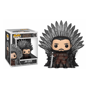 Figura POP Juego de Tronos: Jon Nieve en el Trono de Hierro