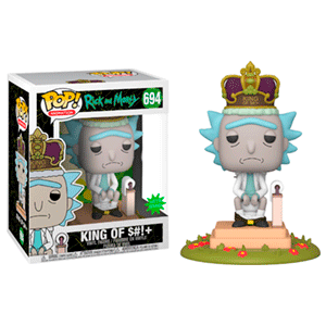 Figura POP Rick y Morty: King of $#!+ Con Sonido