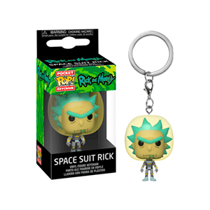POP Keychain: Rick Space Suit Rick