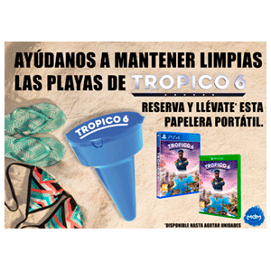 Tropico 6 - papelera de playa Tropico 6 - papelera de playa