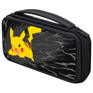 Funda PDP Deluxe Travel Case Pikachu Greyscale -Licencia oficial-
