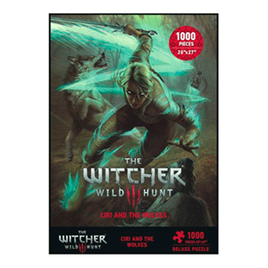 Puzzle The Witcher: Wild Hunt: Ciri y Wolves 1000p.